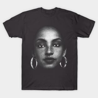 sade facee black and white T-Shirt